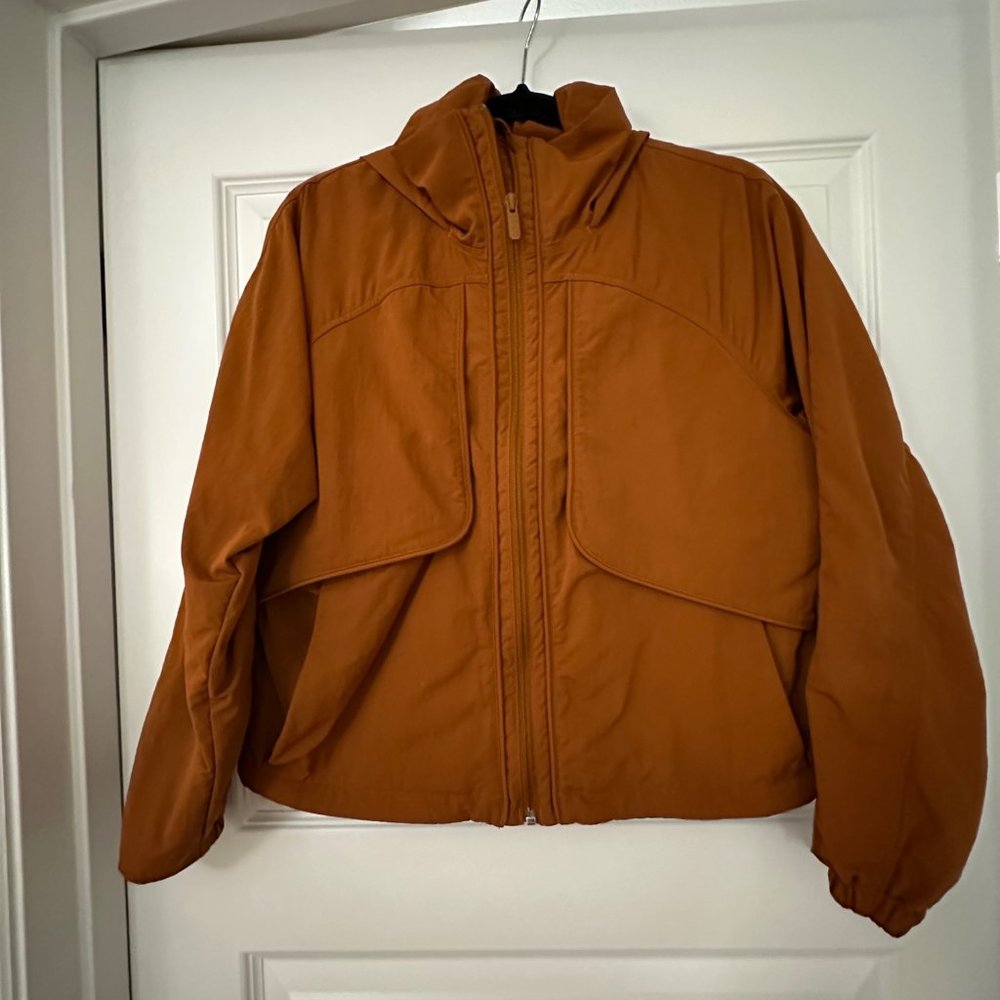 lululemon athletica Burnt Orange Always Effortless Jacket Size 6
